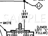 1992 Dodge Dynasty  3.0 V6 GAS Wiring Diagram
