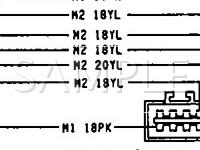 1992 Chrysler Dynasty  3.3 V6 GAS Wiring Diagram