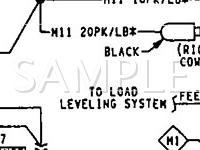 1992 Chrysler Dynasty  3.3 V6 GAS Wiring Diagram