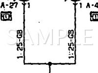 1992 Plymouth Laser  1.8 L4 GAS Wiring Diagram
