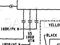 1992 Dodge Spirit  2.5 L4 GAS Wiring Diagram