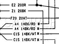 1992 Plymouth Acclaim  3.0 V6 GAS Wiring Diagram