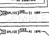 1992 Dodge Monaco LE 3.0 V6 GAS Wiring Diagram