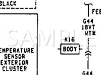 1992 Dodge Monaco ES 3.0 V6 GAS Wiring Diagram