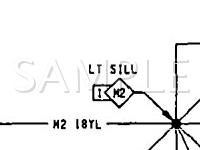 1992 Dodge Shadow ES 2.5 L4 GAS Wiring Diagram