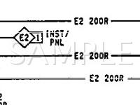 1992 Dodge Shadow America 2.2 L4 GAS Wiring Diagram