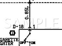 1992 Dodge Stealth ES 3.0 V6 GAS Wiring Diagram