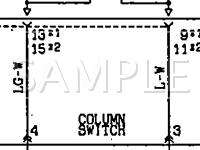 1992 Dodge Stealth  3.0 V6 GAS Wiring Diagram