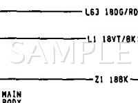 1992 Dodge Grand Caravan LE 3.3 V6 GAS Wiring Diagram