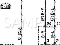 1992 Plymouth Colt Vista 2.4 L4 GAS Wiring Diagram
