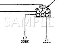 1993 Dodge Intrepid ES 3.3 V6 GAS Wiring Diagram
