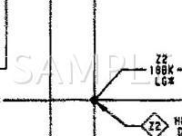 1993 Chrysler Daytona  3.0 V6 GAS Wiring Diagram