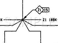1993 Chrysler Daytona  3.0 V6 GAS Wiring Diagram