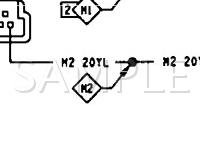 1993 Chrysler Daytona  3.0 V6 GAS Wiring Diagram