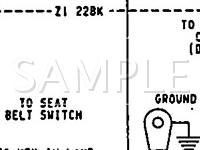 1993 Dodge D250 Pickup  5.9 V8 GAS Wiring Diagram
