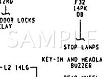 1993 Dodge B150 VAN  3.9 V6 GAS Wiring Diagram