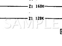1993 Dodge B250 VAN  3.9 V6 GAS Wiring Diagram