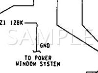 1993 Dodge Dynasty  3.0 V6 GAS Wiring Diagram