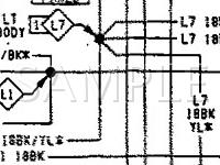 1993 Chrysler Dynasty  3.3 V6 GAS Wiring Diagram