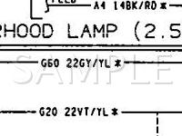 1993 Plymouth Acclaim  2.5 L4 FLEX Wiring Diagram