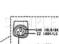 1993 Dodge Spirit ES 2.5 L4 GAS Wiring Diagram