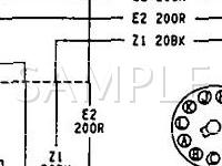 1993 Dodge Spirit  2.5 L4 GAS Wiring Diagram