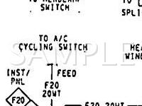 1993 Plymouth Acclaim  2.5 L4 GAS Wiring Diagram