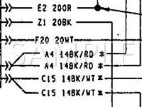 1993 Dodge Spirit ES 2.5 L4 GAS Wiring Diagram