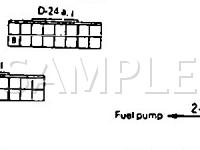 1993 Dodge RAM 50  2.4 L4 GAS Wiring Diagram
