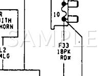 1993 Plymouth Sundance  2.2 L4 GAS Wiring Diagram