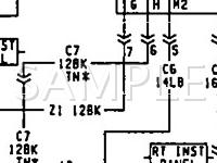 1993 Dodge Shadow ES 3.0 V6 GAS Wiring Diagram