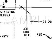 1993 Plymouth Sundance Duster 2.5 L4 GAS Wiring Diagram