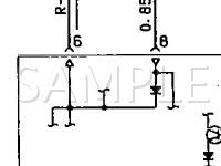 1993 Dodge Stealth R/T 3.0 V6 GAS Wiring Diagram
