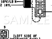1993 Chrysler Town & Country  3.3 V6 GAS Wiring Diagram