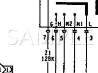 1993 Dodge Grand Caravan LE 3.3 V6 GAS Wiring Diagram