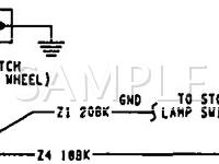 1993 Plymouth Voyager SE 2.5 L4 GAS Wiring Diagram