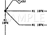 1993 Chrysler Town & Country  3.3 V6 GAS Wiring Diagram