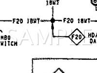 1993 Dodge Caravan C/V 3.3 V6 GAS Wiring Diagram