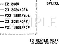1993 Dodge Caravan SE 3.3 V6 GAS Wiring Diagram