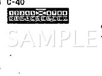 1993 Dodge Colt SE 2.4 L4 GAS Wiring Diagram