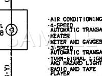 1994 Plymouth Colt  1.5 L4 GAS Wiring Diagram
