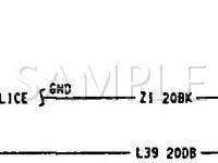 1994 Dodge Intrepid ES 3.3 V6 GAS Wiring Diagram