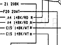 1994 Plymouth Acclaim  3.0 V6 GAS Wiring Diagram