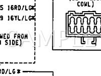 1994 Chrysler Lebaron LE 3.0 V6 GAS Wiring Diagram