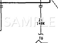 1994 Dodge Spirit  3.0 V6 GAS Wiring Diagram