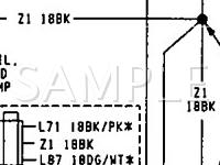 1994 Chrysler Lebaron Landau 3.0 V6 GAS Wiring Diagram