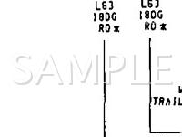 1994 Dodge RAM 3500 Pickup  8.0 V10 GAS Wiring Diagram