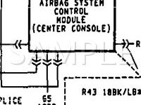 1994 Dodge Shadow  2.5 L4 GAS Wiring Diagram