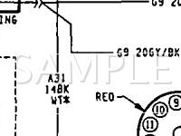 1994 Dodge Shadow ES 2.5 L4 GAS Wiring Diagram