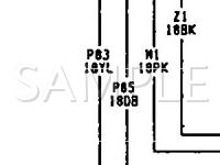 1994 Plymouth Grand Voyager SE 3.3 V6 GAS Wiring Diagram